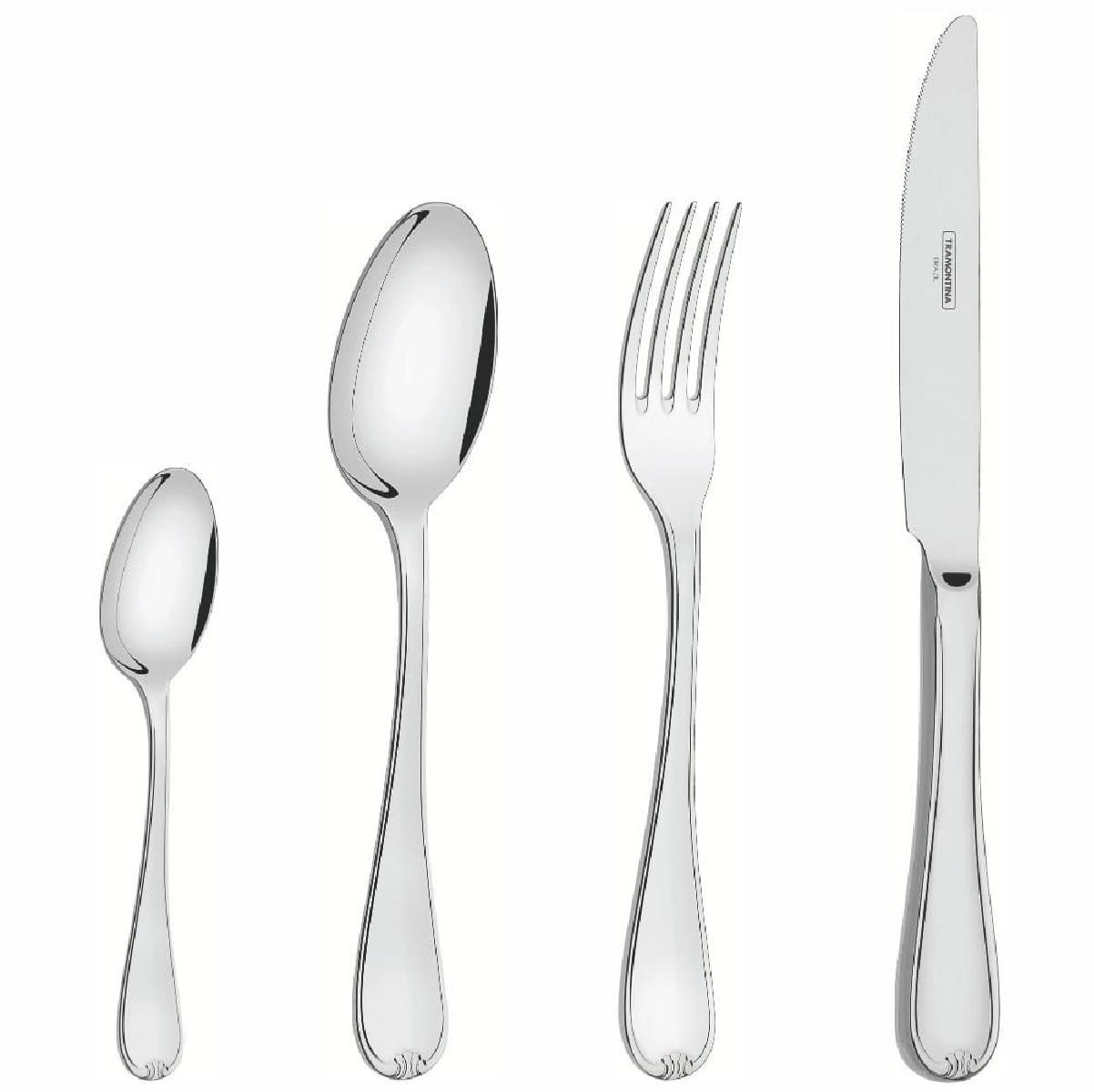 Набор столовых приборов Vicenza 4 предмета хром