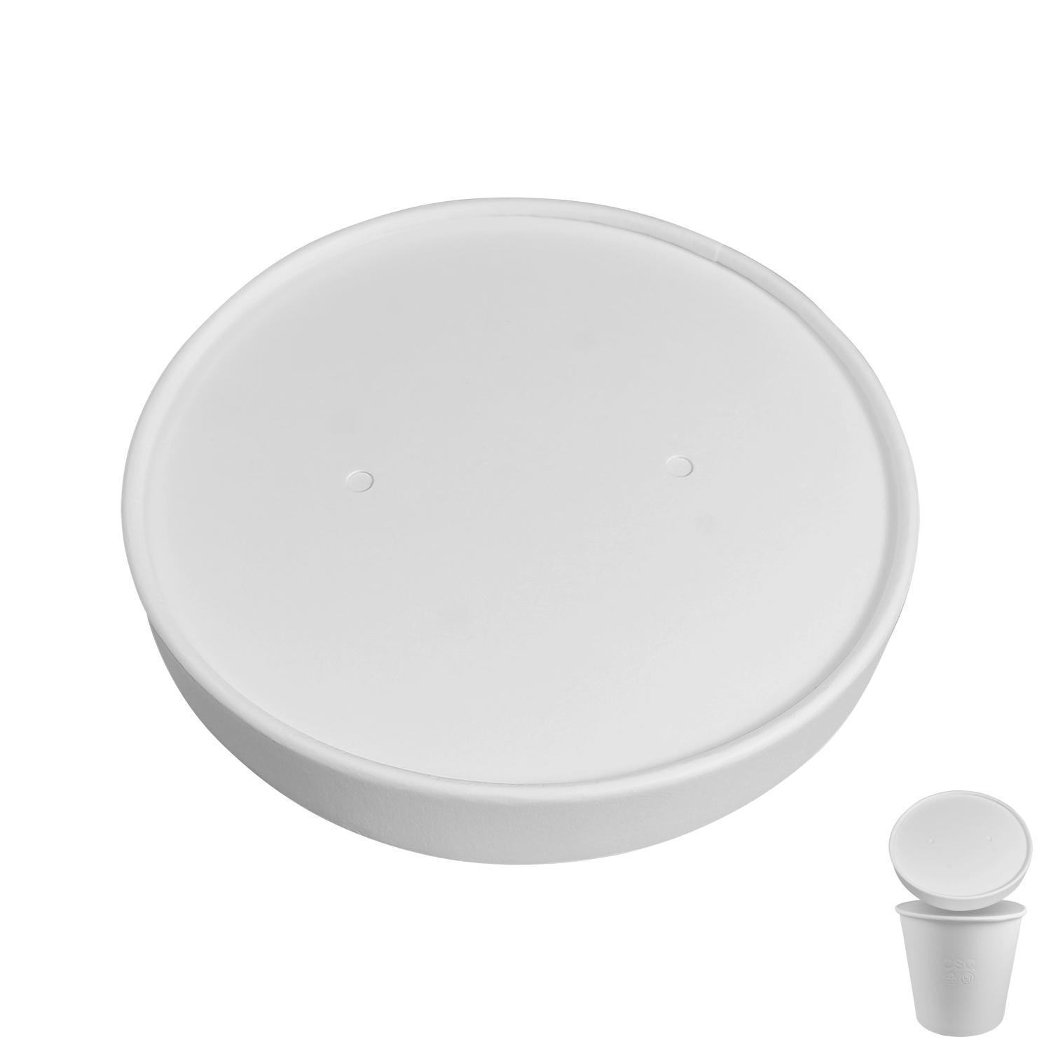 Крышка OSQ Round Bowl 700 W lid картон (700мл) 525шт/кор