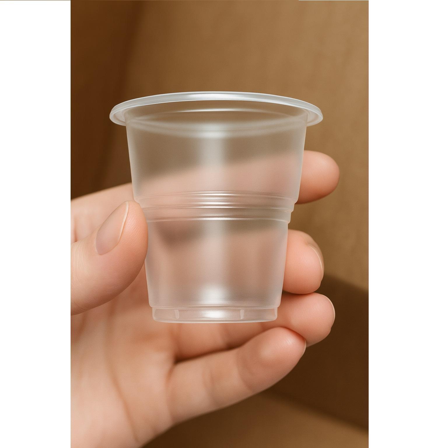 Стакан пластиковый PP 50мл прозрачный Стопка 100 шт/уп ФОПОС