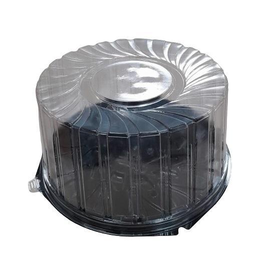 Крышка к упаковке для торта d23,6х12,0см внутр ПЭТ прозрачная 160 шт/кор