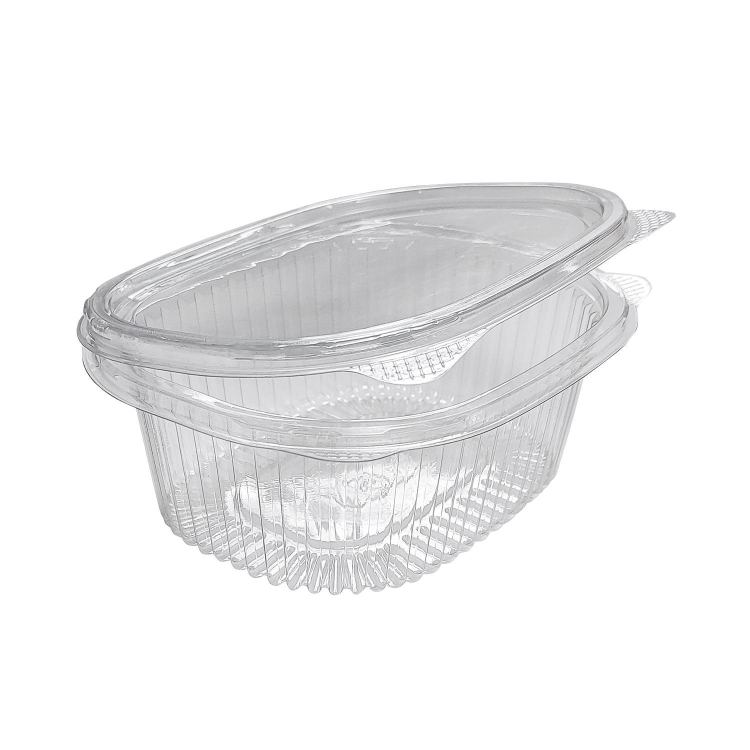 Контейнер пластиковый 500мл PET прозрачный 15,9х13,0х5,5см 420шт/кор