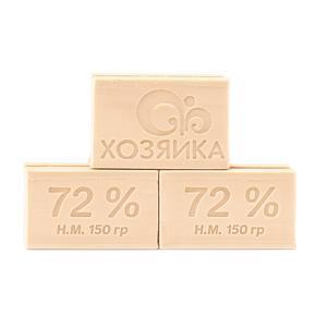 Мыло хозяйственное 72% 150 гр Хозяйка упакованное