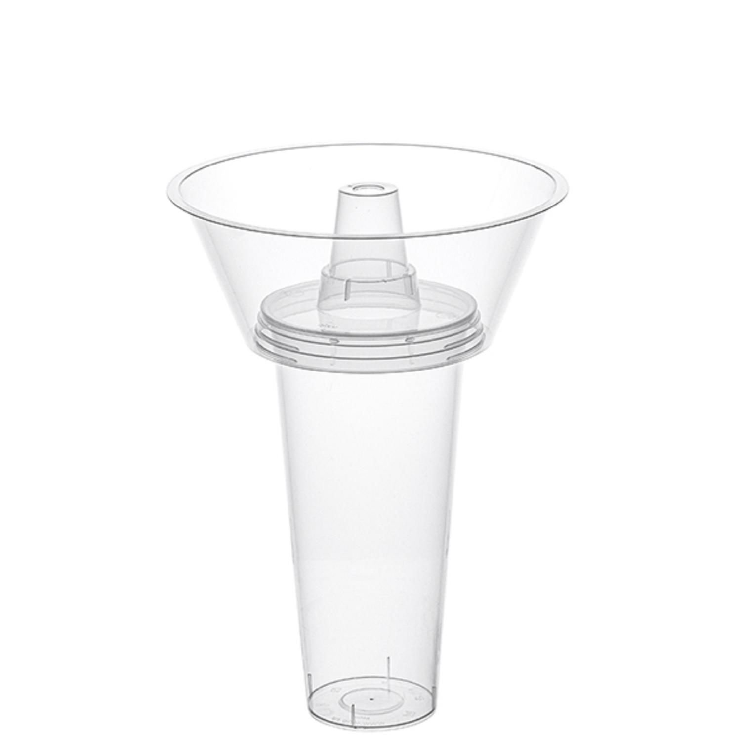 Тарелка для снэков 700мл на стакан d16,5см h6,5см