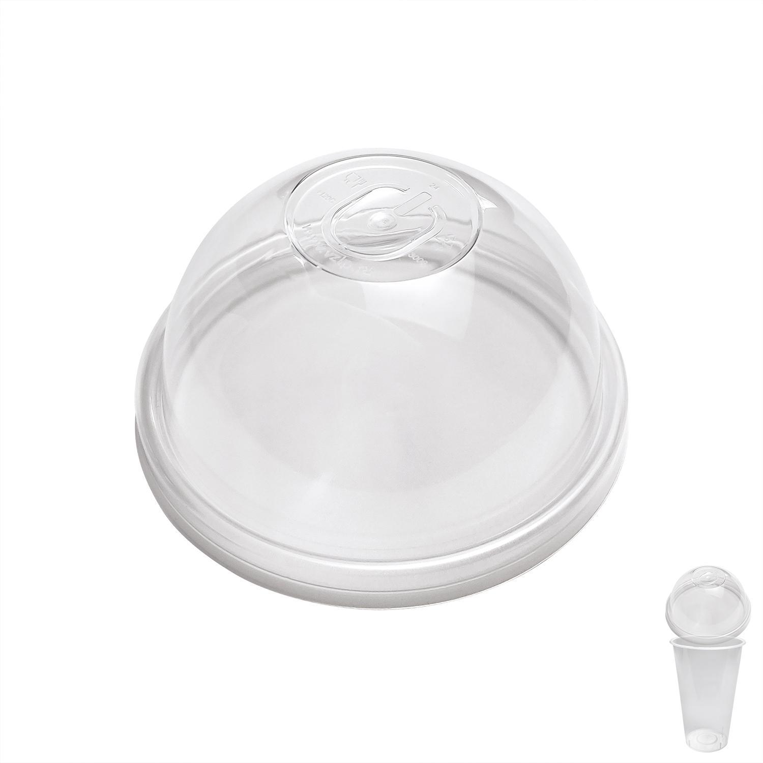 Крышка к стаканам d9,0см PP купольная 50 шт/уп