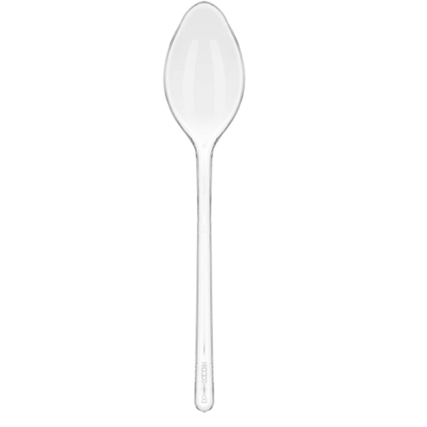 Мини-сервиз ложка PS 10см 50шт/уп