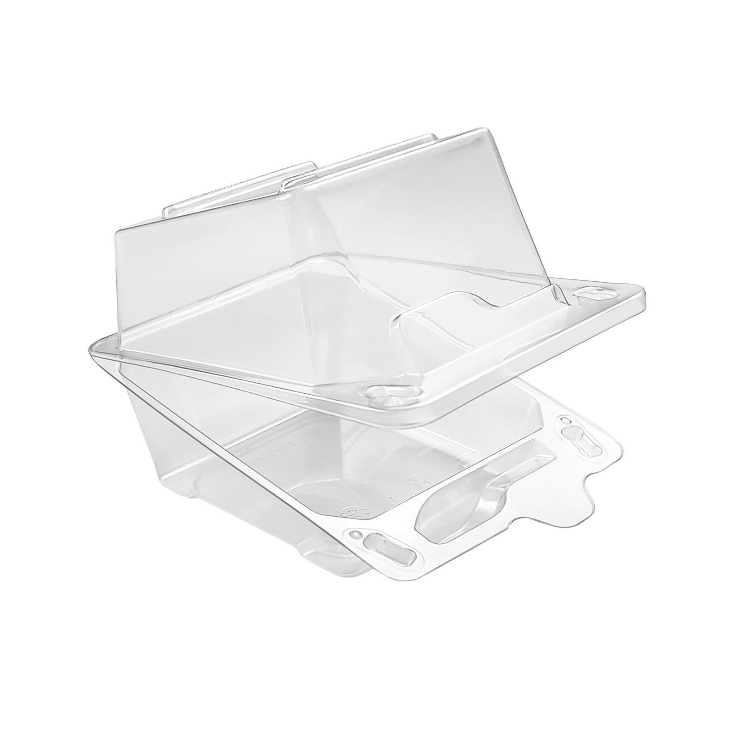 Упаковка для пирожного 12,7х10,8х7,7см PET прозрачная