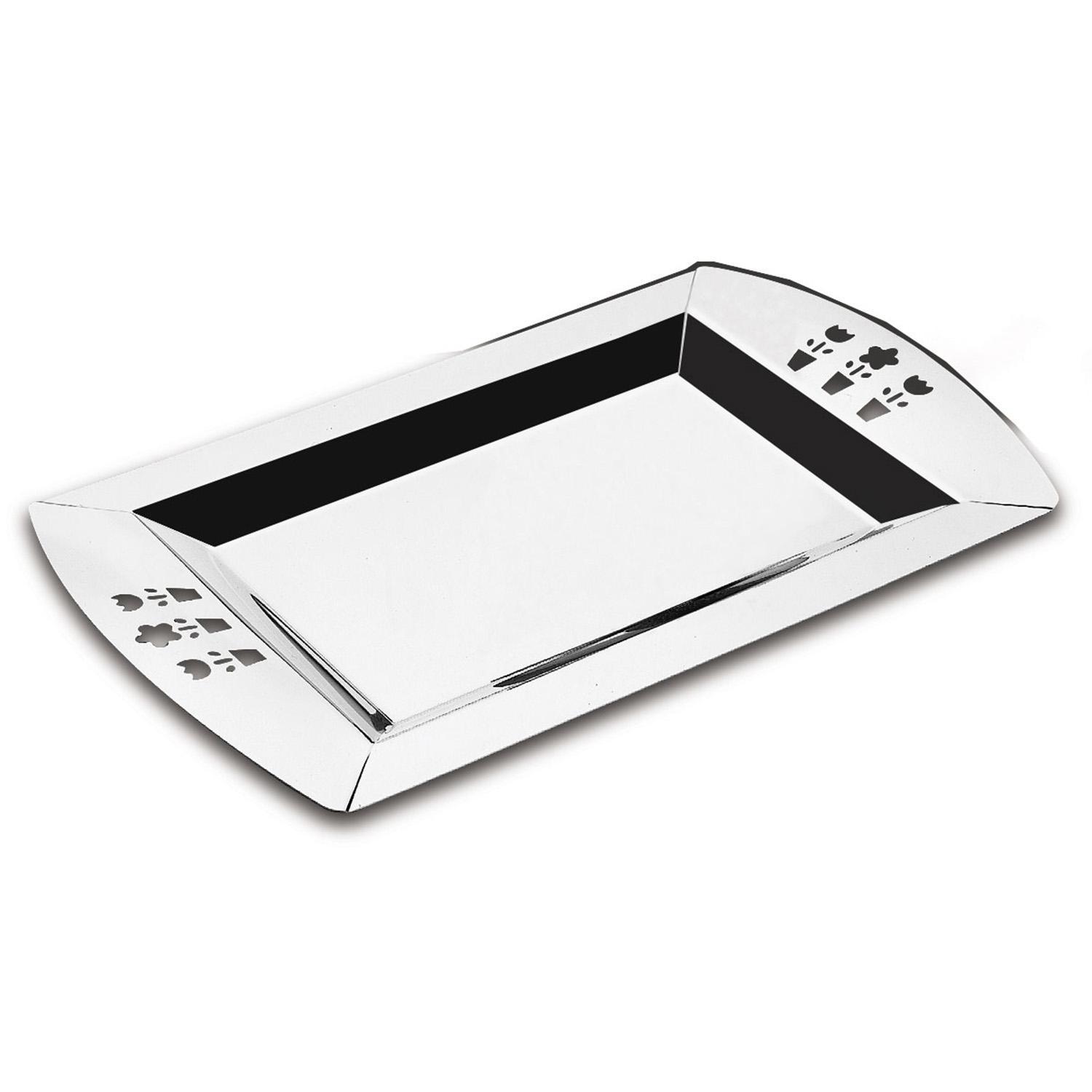 Поднос Primavera 42х26см для сервировки стола стальной