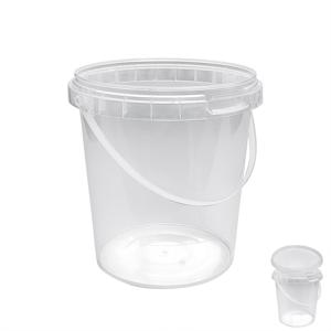 Ведерко 850мл проз с ручкой и контрольным замком PP (крышка отдельно)
