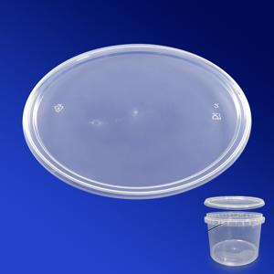 Крышка к ведерку  3000мл 000537TS прозрачная PP ТоргСтрой