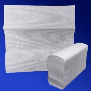 Полотенце Z-сложение  21х21см белое 150шт/уп  150шт/уп