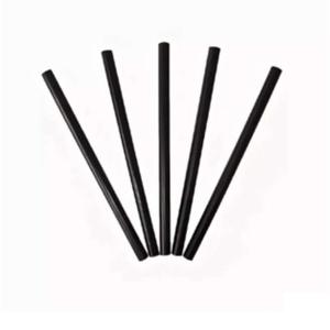 Трубочка мини d0,5x12,5см черная 500шт/уп  500