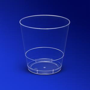 Стакан пластиковый PS 200мл прозрачный d7,5см h8,0см 10 шт/уп Алмас