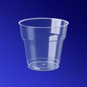 Стакан пластиковый PS 180мл прозрачный d8,0см h7,0см 10 шт/уп Ариян
