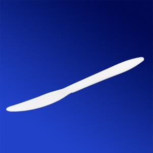 Нож белый 15,5см пластиковый 50 шт/уп