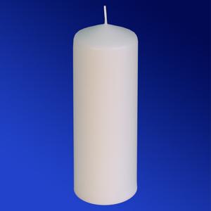 Свеча d 7,0х20,0см белая 1шт/уп