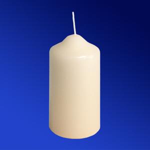 Свеча d 5,0х10см кремовая 8шт/уп