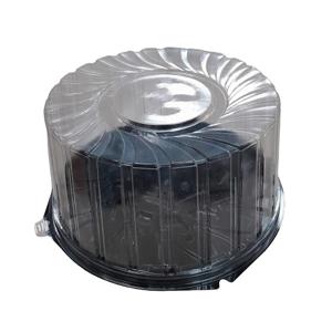Крышка к упаковке для торта d23,6х12,0см внутр ПЭТ прозрачная  160 шт/кор