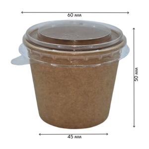 Соусничка  90мл 3oz круглая d6,2х5,0см крафт 100 шт/уп 1000шт/кор