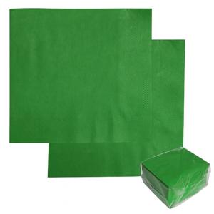 Салфетки  зеленые 33х33см 2 сл 100 шт/уп