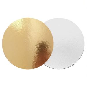 Подставка п/торт d22см золото/жемчуг 1,5мм  50шт/уп