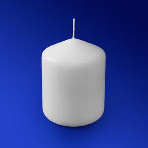 Свеча d 8,0х10,0см белая 1шт/уп
