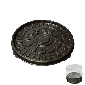 Дно к упаковке для торта d26,6см внешн PS коричневое  100 штук в коробке Т-235/3ДШ