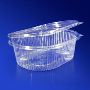 Контейнер пластиковый    750мл PET прозрачный 17,5х14,9х6,2см 300 шт/кор Аке Пласт