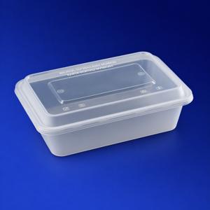 Контейнер пластиковый    650мл PP прозрачный 17,3х12,1х4,5см 50шт/уп  с крышкой