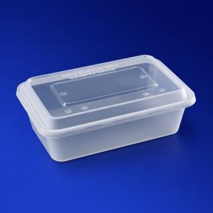 Контейнер пластиковый    750мл PP прозрачный 17,3х12,1х5,5см 50шт/уп  с крышкой