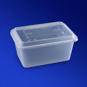 Контейнер пластиковый    950мл PP прозрачный 17,3х12,1х6,7см 50шт/уп  с крышкой