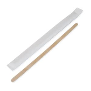 Размешиватель 14,0см деревянный 500шт/уп в индивидуальной упаковке