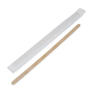 Размешиватель 17,8см деревянный 500шт/уп в индивидуальной упаковке