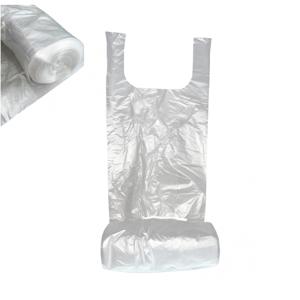 Пакет п/эт прозрачный майка 25х41см 15мк 90шт/рл без втулки