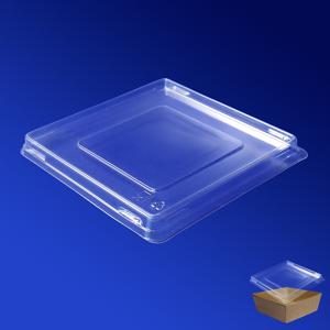 Крышка  OSQ SmartPack 550 14,2х14,2х1,35см плоская ПЭТ