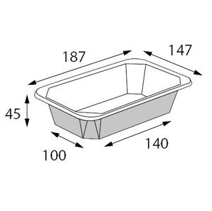 OSQ OCTOBOX 500 18,7х14,0х4,5см 500мл (крышка отдельно)