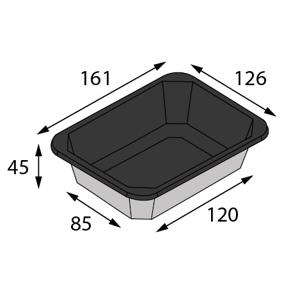 OSQ OCTOBOX 400 16,1х12,6х4,5см 400мл (крышка отдельно)