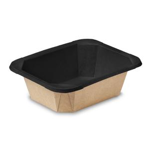 OSQ OCTOBOX 400 BW 16,1х12,6х4,5см 400мл (крышка отдельно)