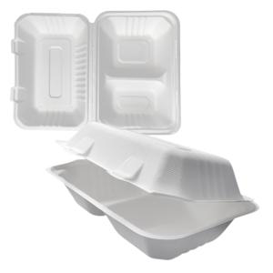 Ланч-бокс БИО 2-секц 24,0x16,6x6,0см сахарный тростник