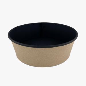 OSQ Round Bowl  750 BLACK WOOD Контейнер d15см  h6,1см (крышка отдельно)