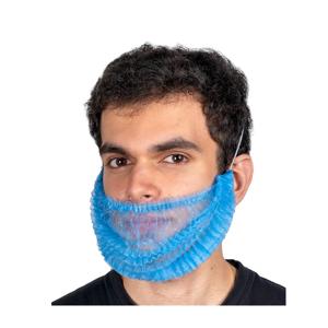 Набородник голубой из спанбонда 100шт/уп 10уп/кор