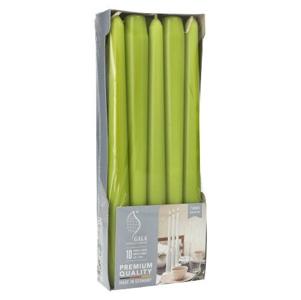 Свеча Античная  d2х25см зеленая 10шт/уп