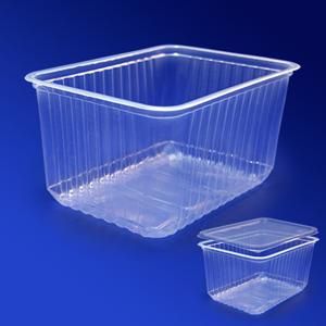 Контейнер пластиковый 1500мл PP прозрачный 18х13х9,5см 50шт/уп