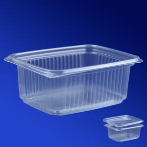 Контейнер пластиковый    250мл PP прозрачный 10,8х8,2х4,9см 100шт/уп