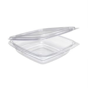 Контейнер пластиковый    250мл PET прозрачный с нераздельной крышкой 13,8х13,8х3,4см 400 шт/кор