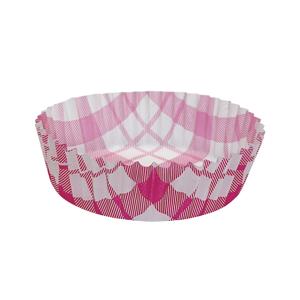 Тарталетка бумажная d7,5х2,5см клетка красная 1000шт/уп 40гр