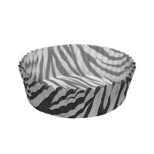 Тарталетка бумажная d7,5х2,5см зебра 1000шт/уп 40гр