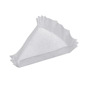 Тарталетка бумажная  10,2х10,2х7,8см треугольная белая 1000шт/уп 40гр