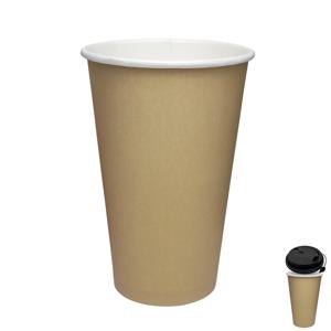 Стакан бумажный 400мл для горячих напитков Craft  50шт/уп