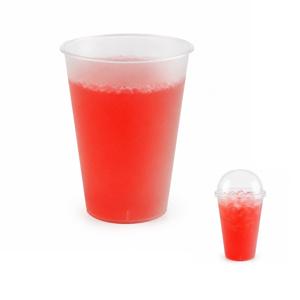 Стакан пластиковый PP 375мл Bubble Cup прозрачный/матовый d9см h11,2см 25 шт/уп купить в Алматы оптом