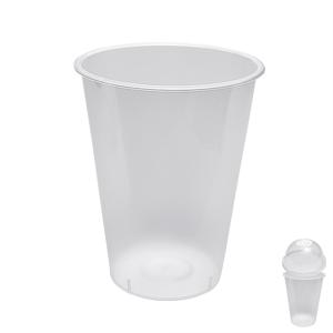 Стакан пластиковый PP 375мл прозрачный/глянцевый d9см h11,2см 25 шт/уп